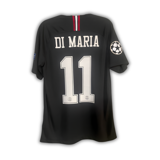 18/19 Di Maria PSG 4th Jordan Black Jersey