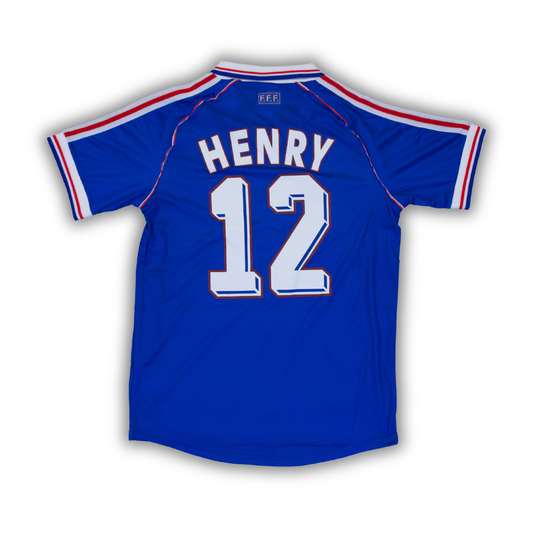 1998 Henry France World Cup Home Jersey