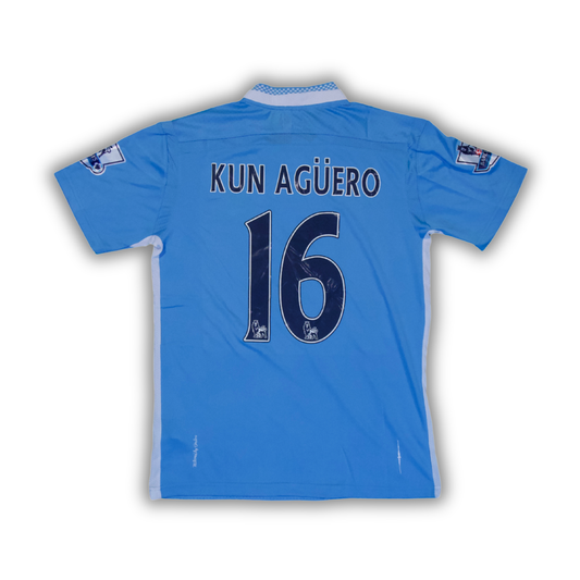 11/12 Aguero Manchester City Home Jersey