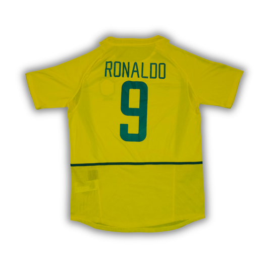 2002 Ronaldo Brazil World Cup Home Jersey
