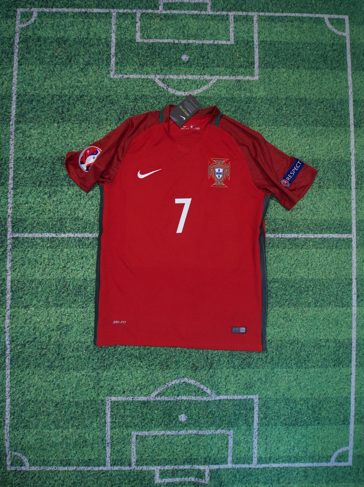 2016 Ronaldo Portugal Euro Home Jersey