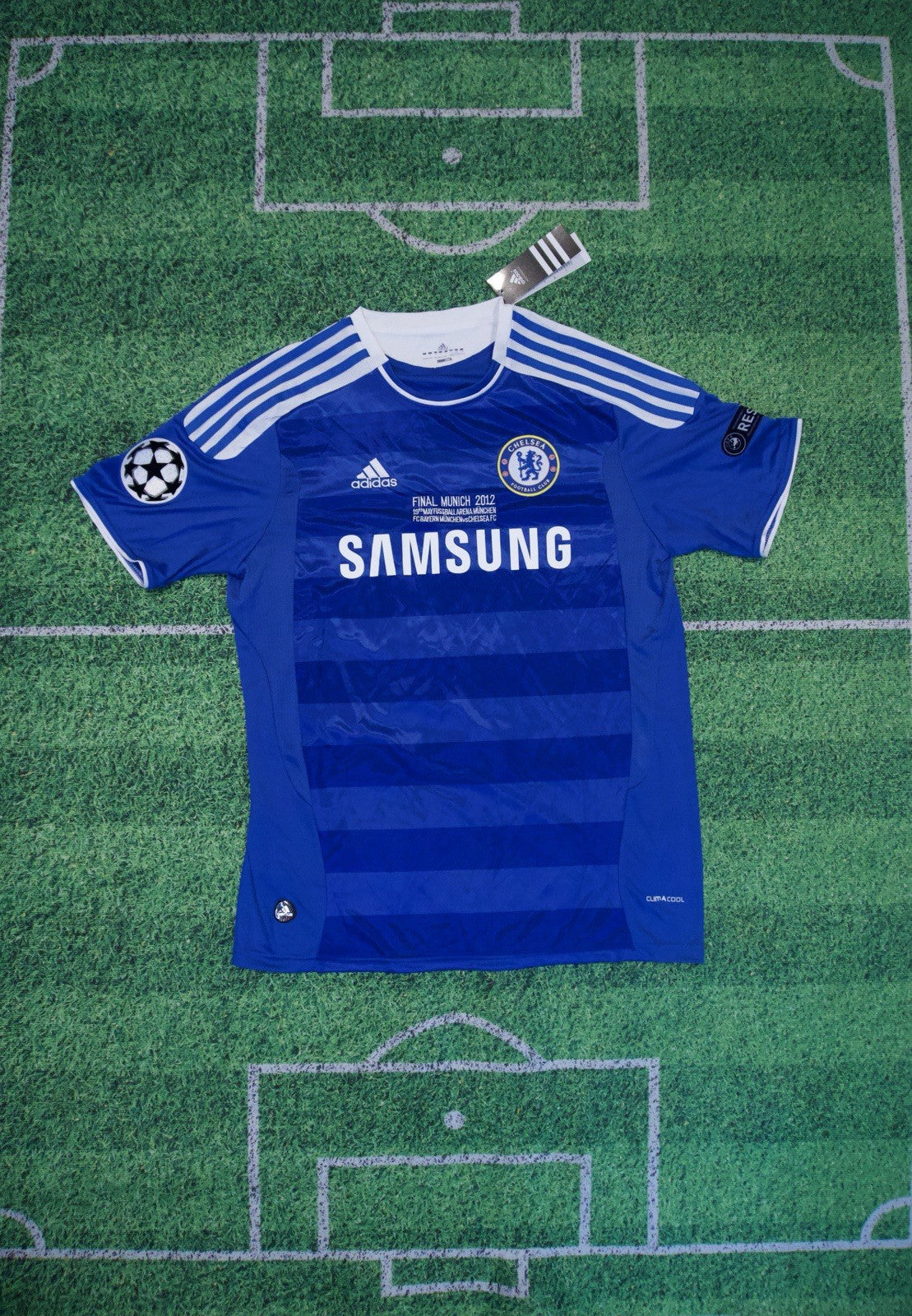 Chelsea 2011/12 Didier Drogba UCL Final Retro Jersey #11 Size L
