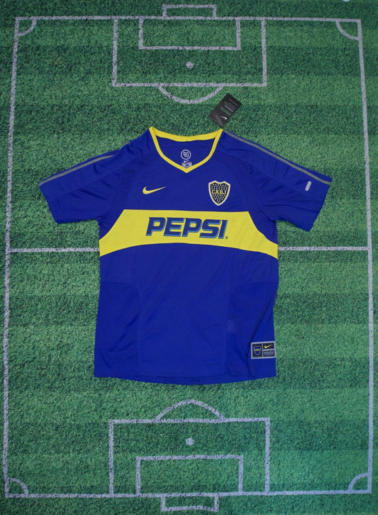 Riquelme 03/04 Boca Juniors Home Jersey