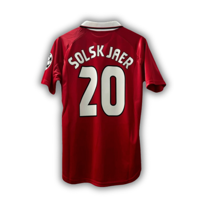 1999/00 Solksjaer Manchester United Home Jersey