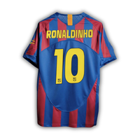2005/06 Ronaldinho Barcelona Home Jersey