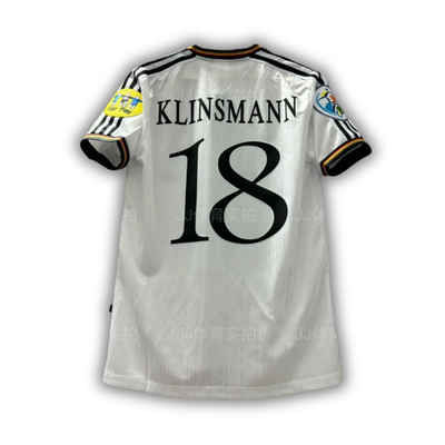 1996 Klinsmann Germany Home Jersey