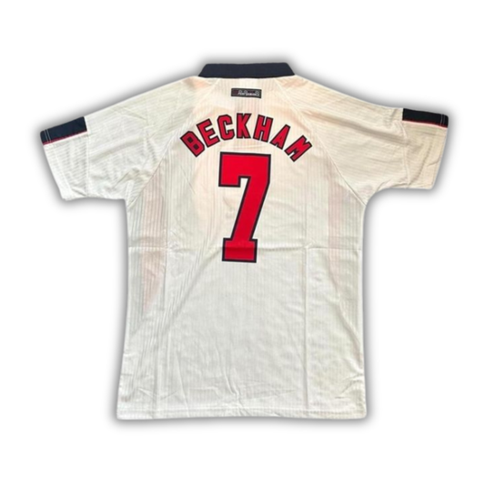 1998 Beckham England Home Jersey