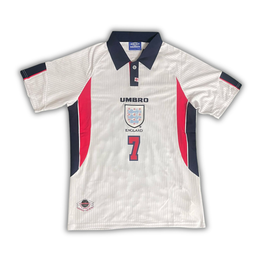 1998 Beckham England Home Jersey