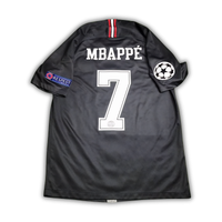 2018/19 Mbappe PSG 4th Jordan Black Jersey