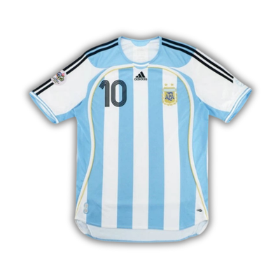 2006 Riquelme Argentina Home Jersey