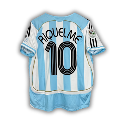 2006 Riquelme Argentina Home Jersey