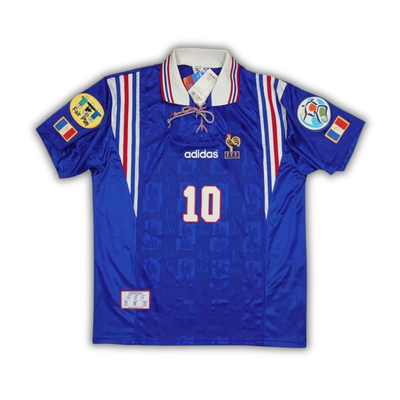 1996 Zidane France Euro Home Jersey