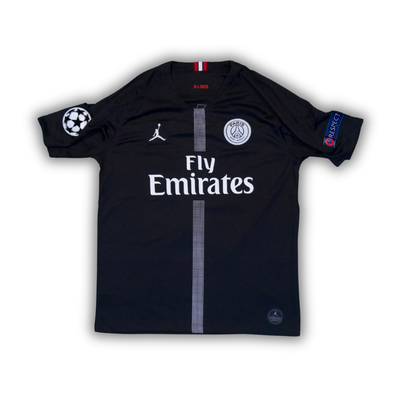18/19 Neymar Jr PSG 4th Jordan Black Jersey