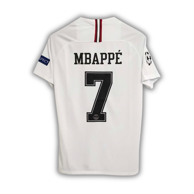 2018/19 Mbappe PSG 4th Jordan White Jersey