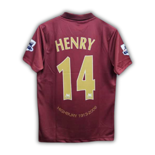 2005/06 Henry Arsenal Home Jersey