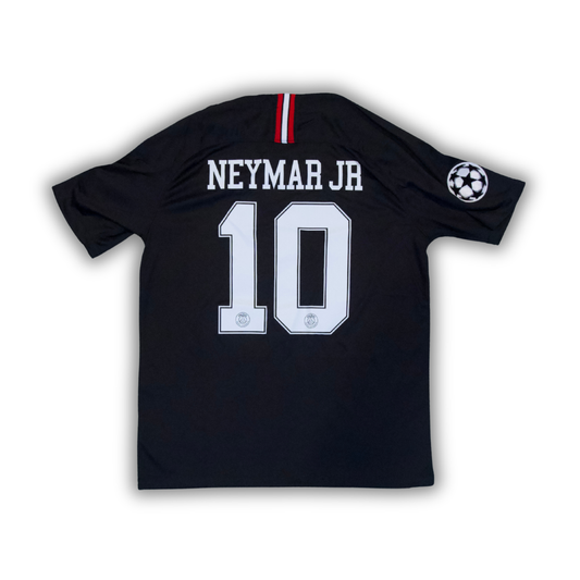 18/19 Neymar Jr PSG 4th Jordan Black Jersey