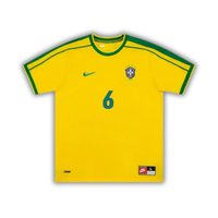 1998 Roberto Carlos Brazil World Cup Home Jersey
