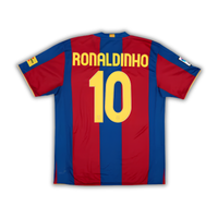 2007/08 Ronaldinho Barcelona Home Jersey