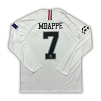 2018/19 Mbappe PSG 4th Jordan White Jersey