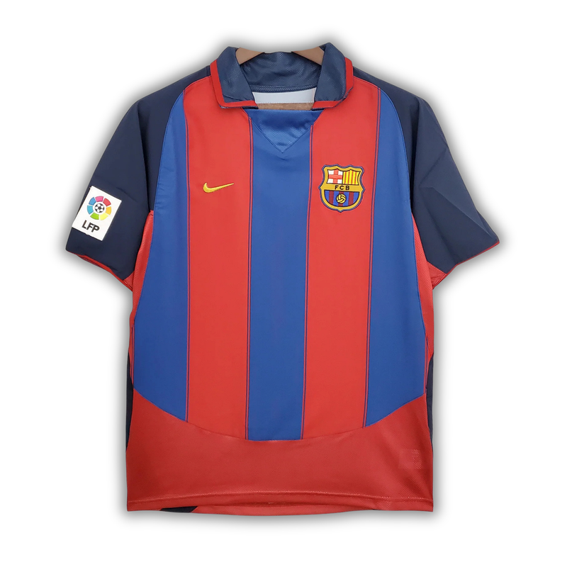 2003/04 Ronaldinho Barcelona Home Jersey
