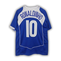 2004 Ronaldinho Brazil Copa America Away Jersey