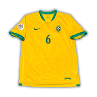 2006 Roberto Carlos Brazil World Cup Home Jersey