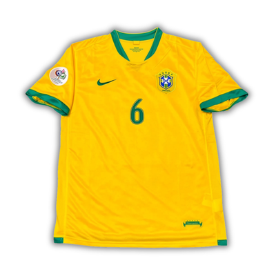2006 Roberto Carlos Brazil World Cup Home Jersey