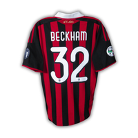 2009/10 Beckham AC Milan Home Jersey