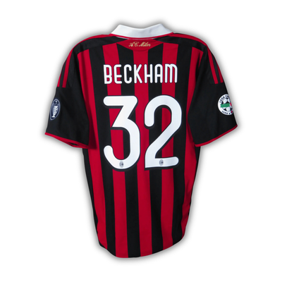 2009/10 Beckham AC Milan Home Jersey