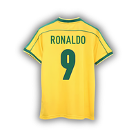 1998 Ronaldo Brazil World Cup Home Jersey