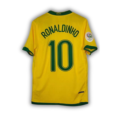 2006 Ronaldinho Brazil World Cup Home Jersey
