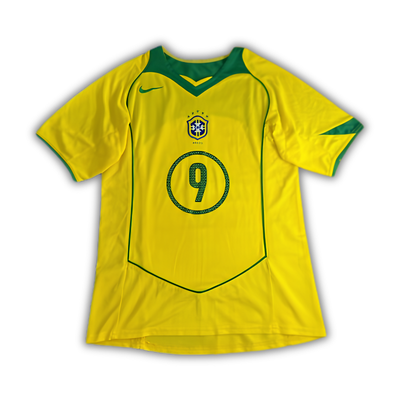 2004 Ronaldo Brazil Home Jersey