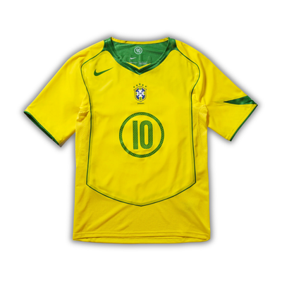 2004 Ronaldinho Brazil Home Jersey