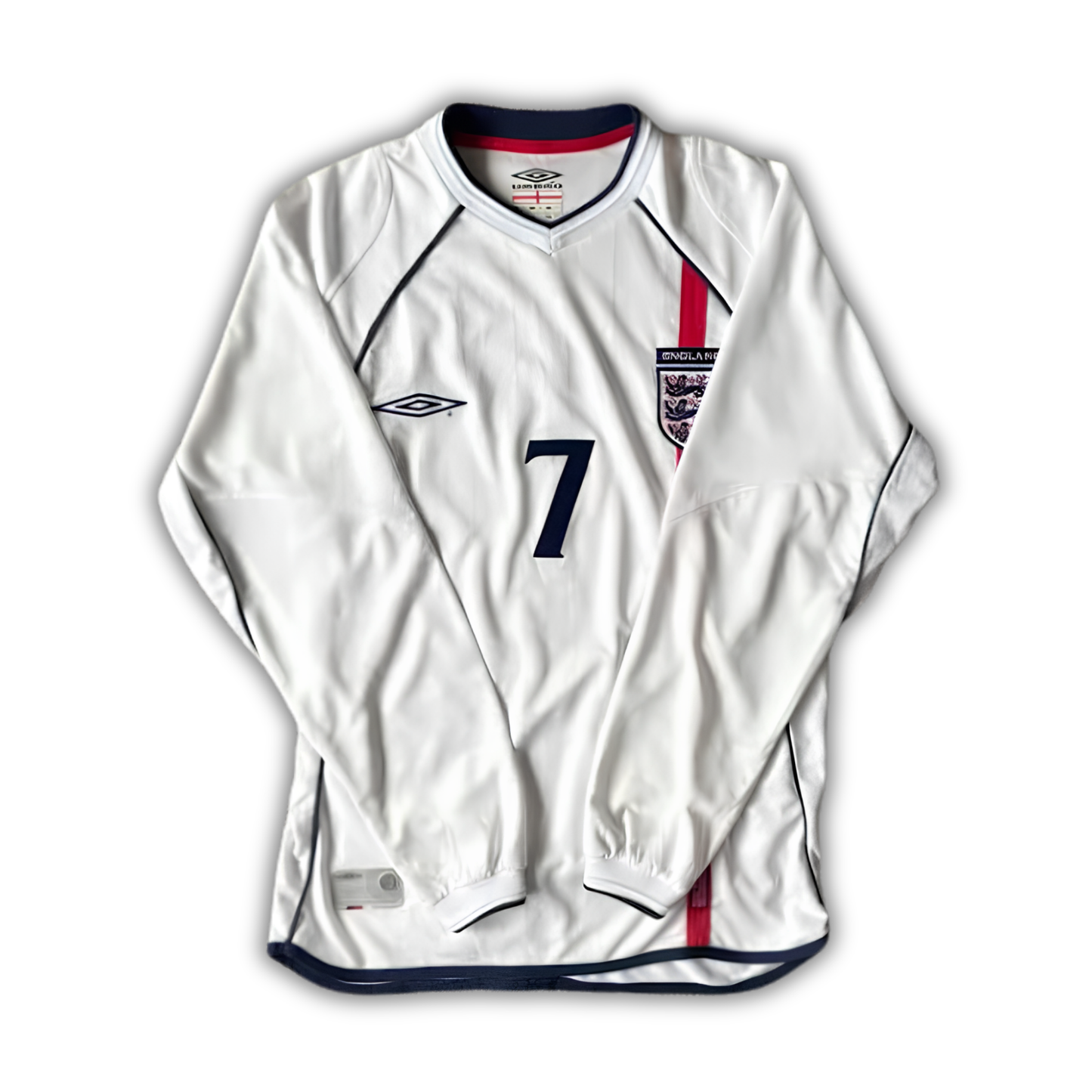 2002 Beckham England World Cup Home Jersey