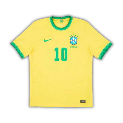 2021 Neymar Jr Brazil World Cup Qualifier Home Jersey