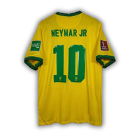 2021 Neymar Jr Brazil World Cup Qualifier Home Jersey