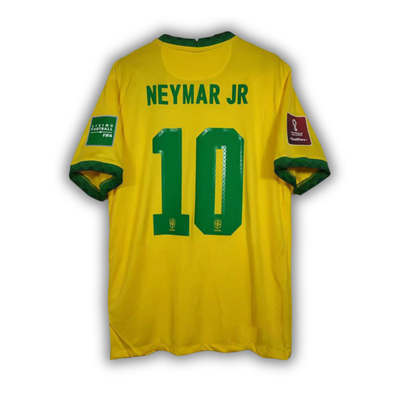2021 Neymar Jr Brazil World Cup Qualifier Home Jersey