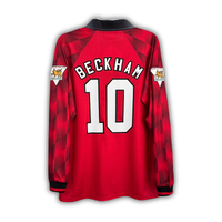 1996/97 Beckham Manchester United Home Jersey