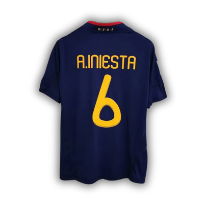 2010 Iniesta Spain World Cup Away Jersey