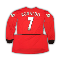 2003/04 Cristiano Ronaldo Manchester United Home Jersey