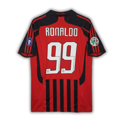 2007/08 Ronaldo AC Milan Home Jersey