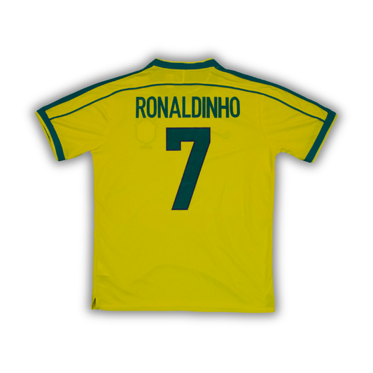 1998 Ronaldinho Brazil World Cup Home Jersey
