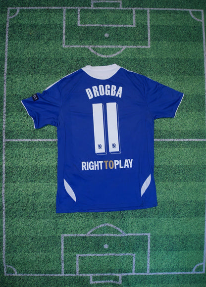 Chelsea 2011/12 Didier Drogba UCL Final Retro Jersey #11 Size L