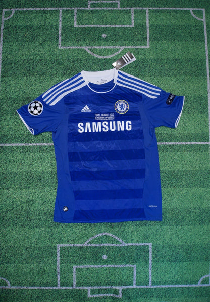 Chelsea 2011/12 Didier Drogba UCL Final Retro Jersey #11 Size L