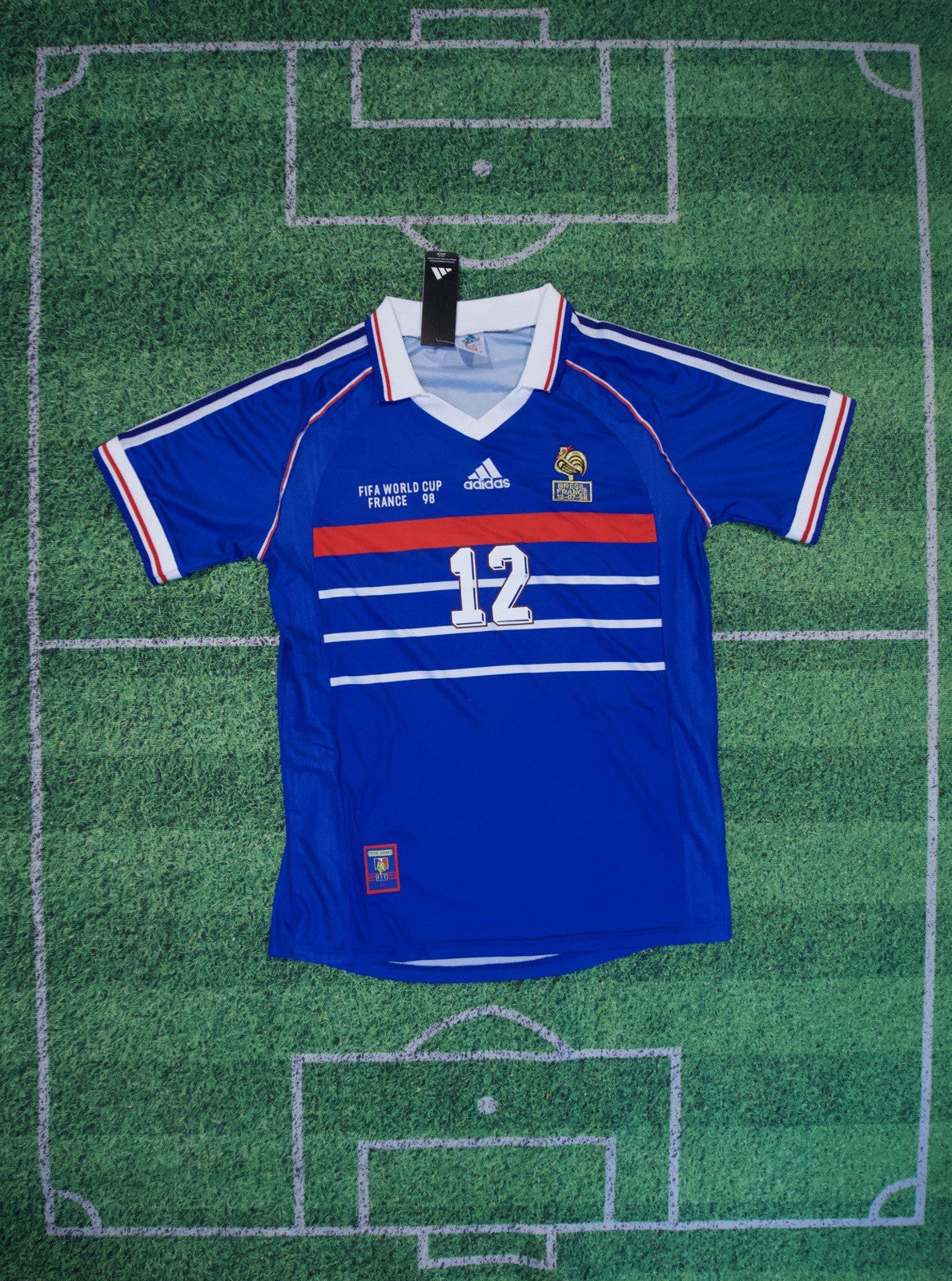 1998 Henry France World Cup Home Jersey