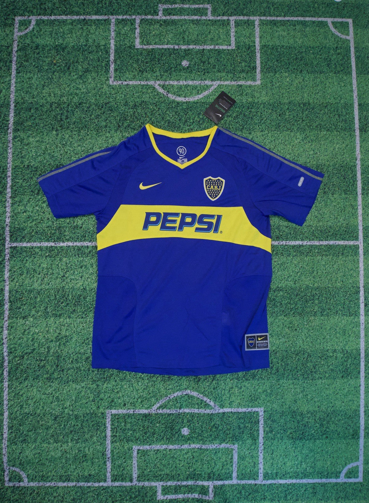 Riquelme 03/04 Boca Juniors Home Jersey