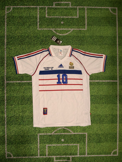 1998 Zidane France World Cup Away Jersey Large 