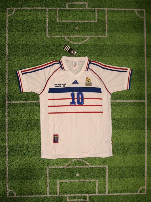 1998 Zidane France World Cup Away Jersey Large 