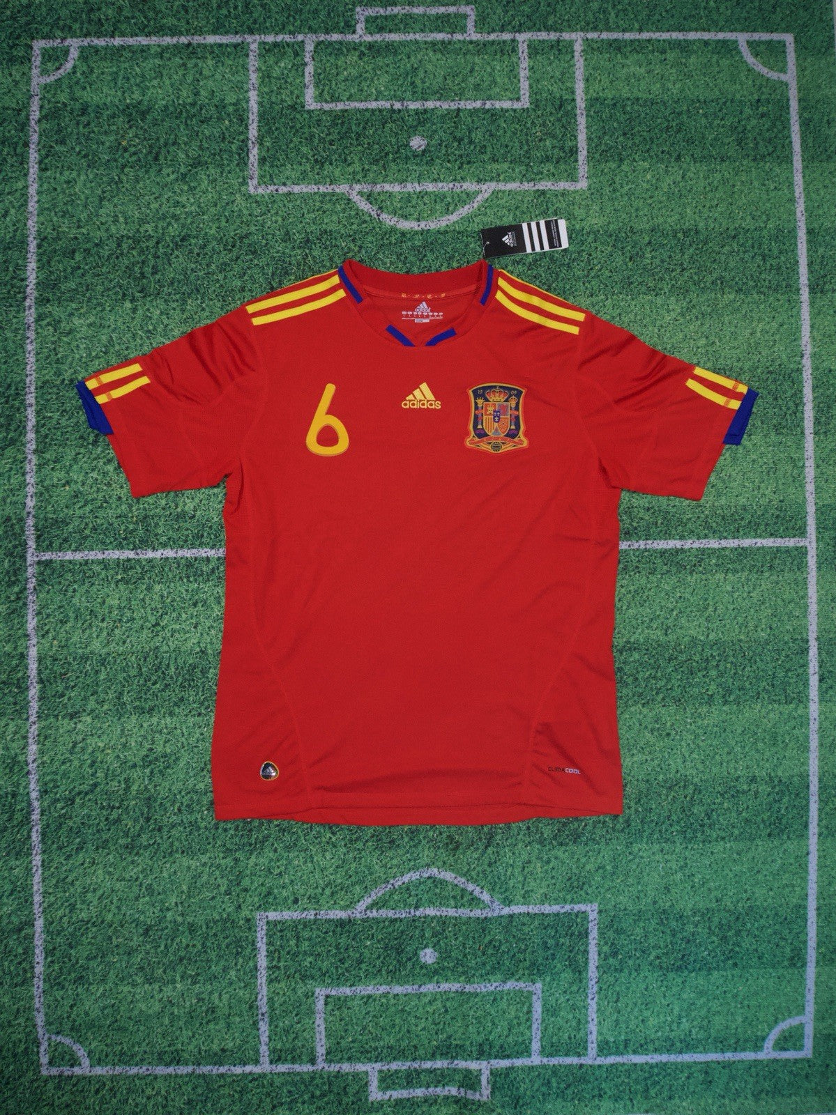 2010 Iniesta Spain Home Jersey