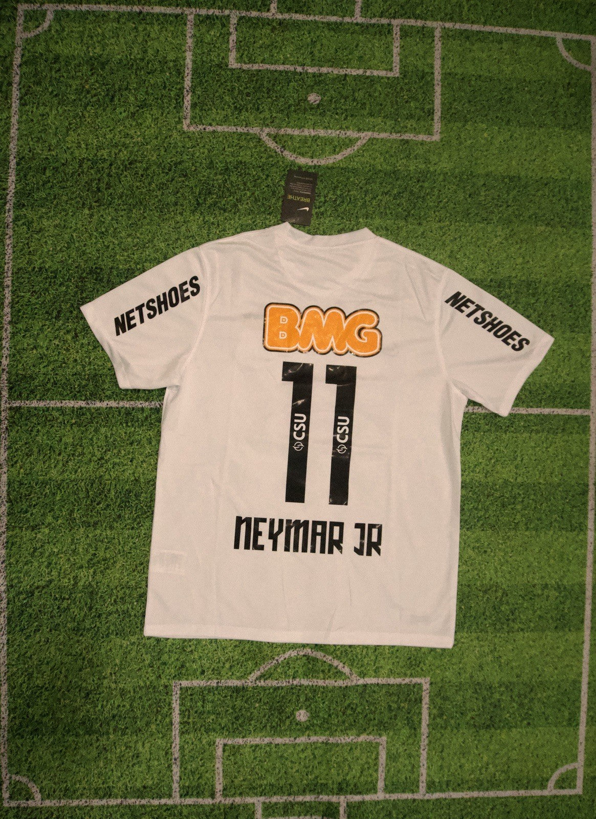 2011/12 Neymar Santos Home Jersey Large 